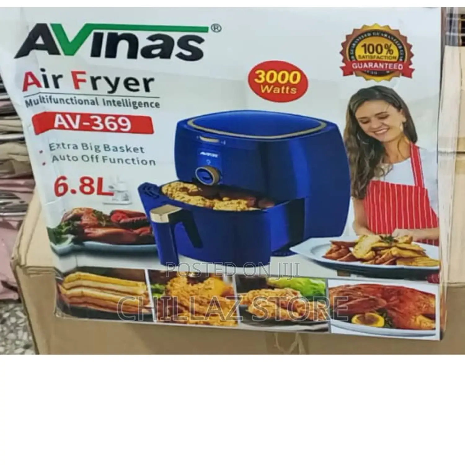 6.8 Litres Avinas Air Fryer.