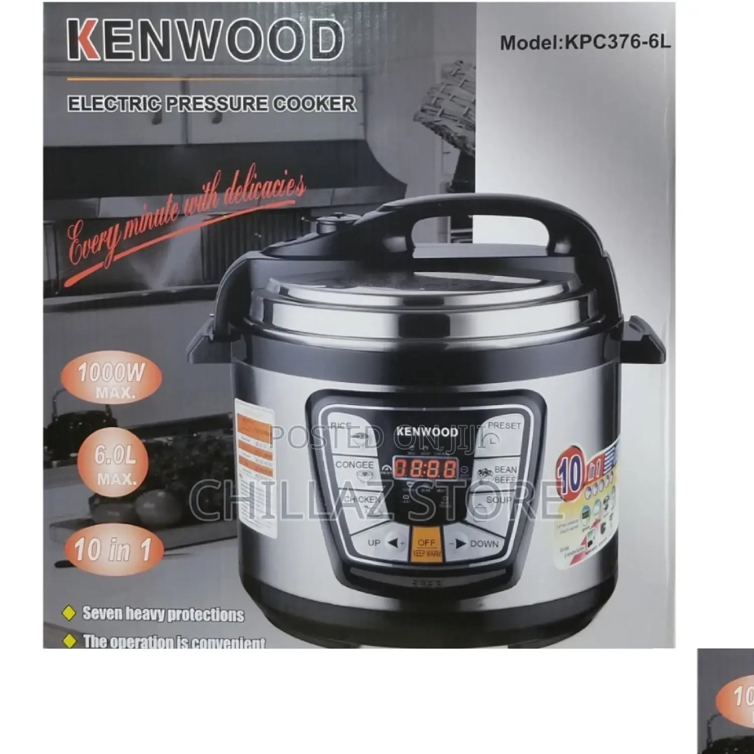 Kenwood 6.0litres Electric Pressure Cooker.