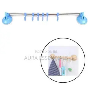 No Drill Bathroom Towel Rack