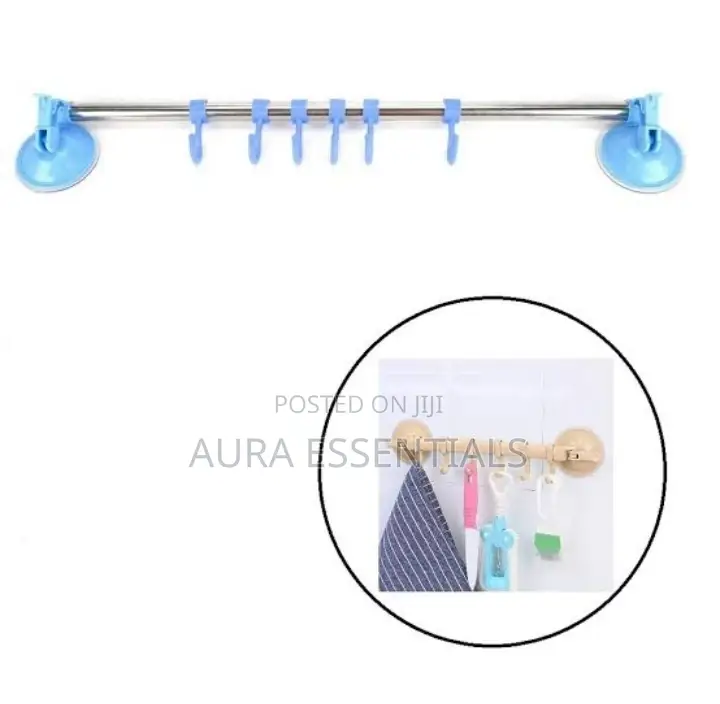 No Drill Bathroom Towel Rack