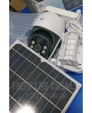 Solar Security Camera With 24/7 Recording 128gb Sd/Tf Card