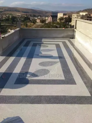 Exterior Balcony Terrazzo Flooring.