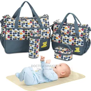 5pcs Diaper Bag Tote Set