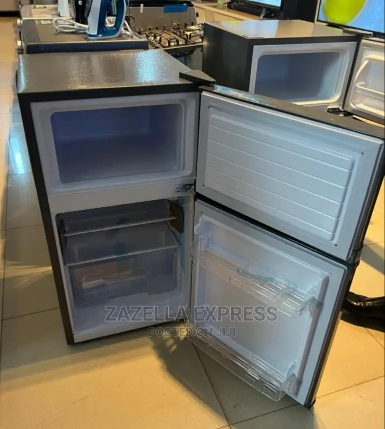 Hisense 120l Rd-10dr Double-Door Fridge (Defrost) – Silver