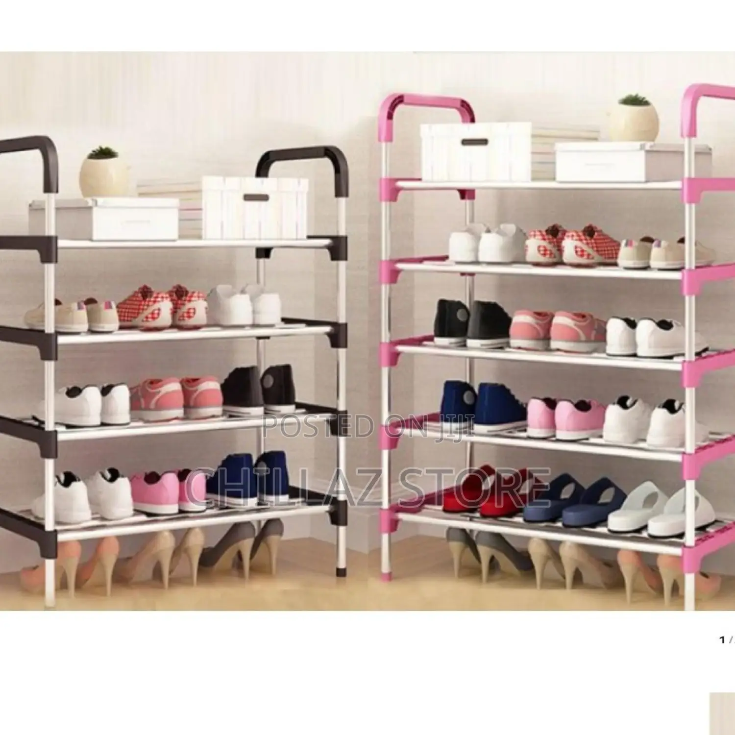 4,5 Layers Metallic Shoe Rack.