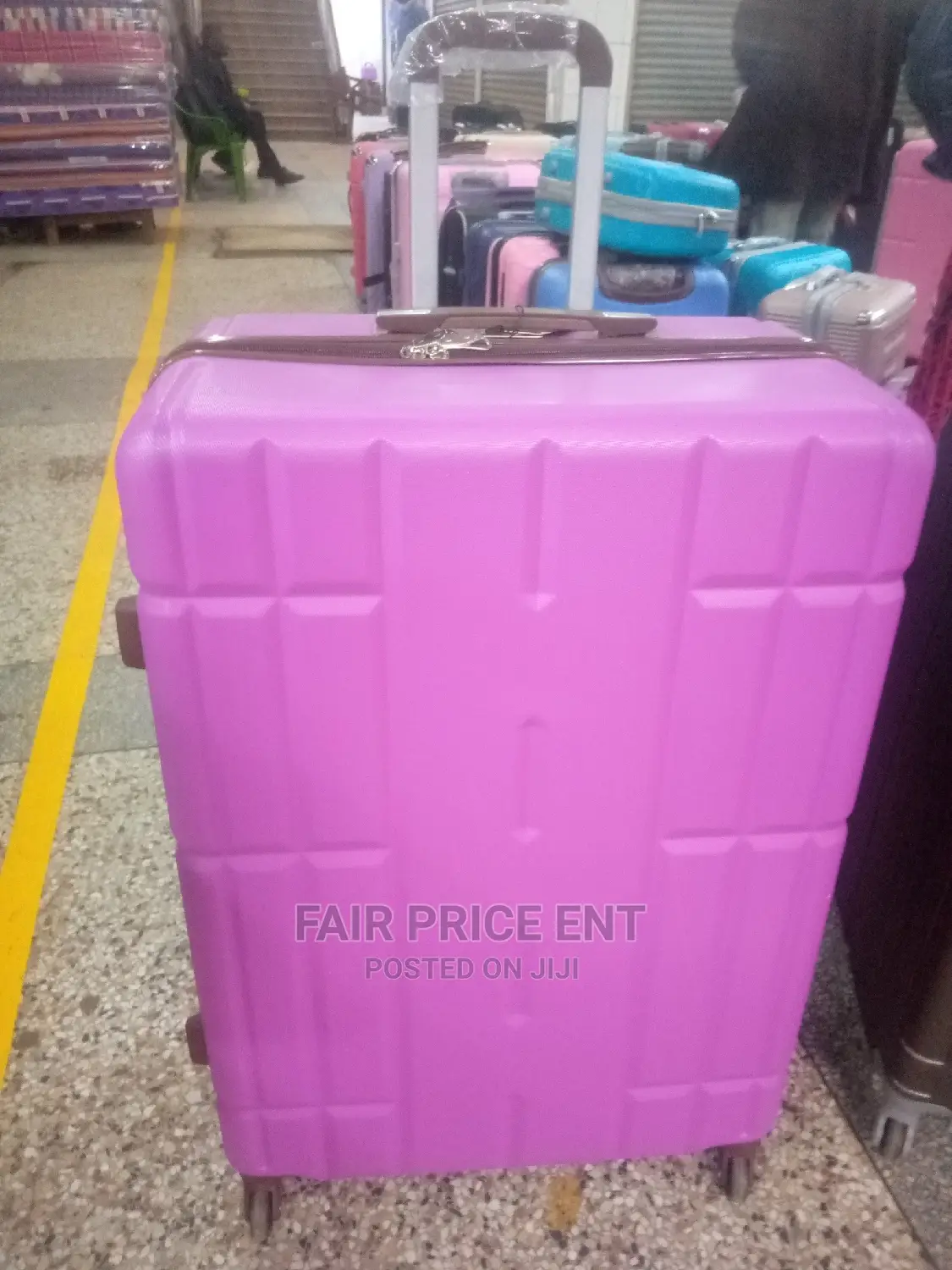 Extra Large Plastic Suitcase.( Purple)