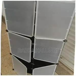 2 Columns Plastic Wardrobe
