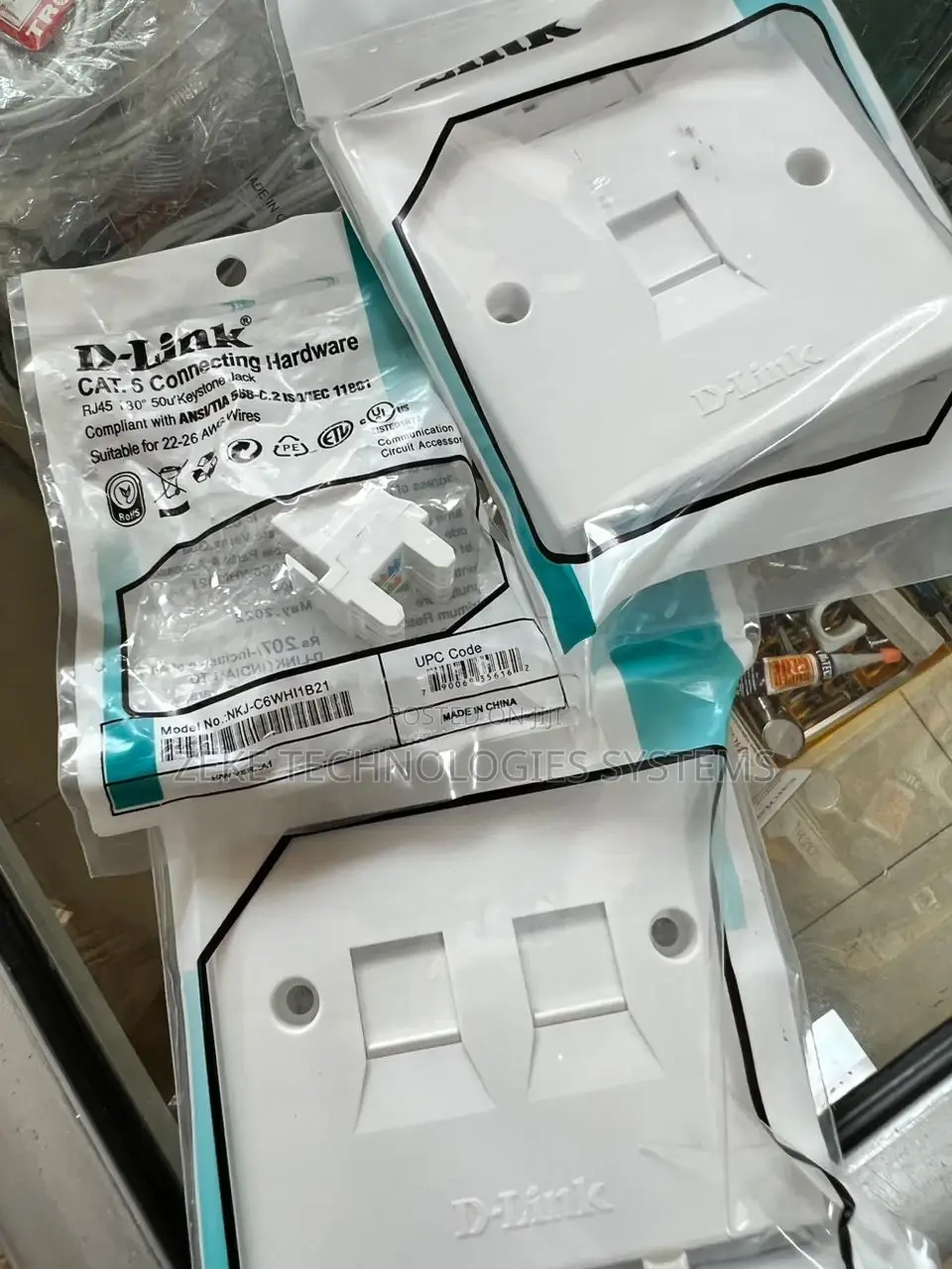 Dlink Single Face Plate With Module