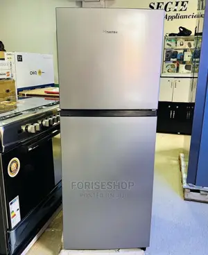 New Hisense 266l Double Door Fridge With 5yrs Warranty