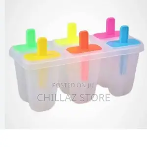 6pcs Ice Pop Maker Mould Tray.