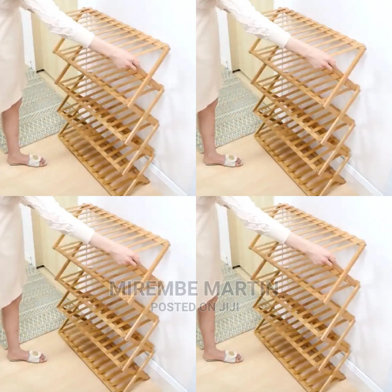Home Wooden Shoe Rack