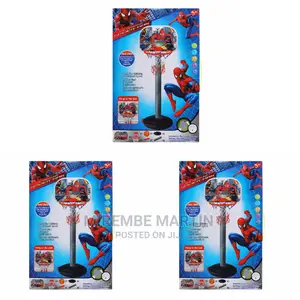 Kids Playing Basketball Hoop