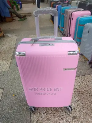 Executive Plastic Suitcases.Medium .( Pink)