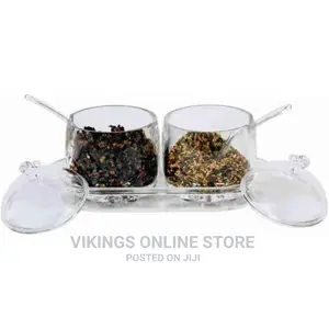 Acrylic Spice Jar Kitchen Storage Bottle Salt Jar Sugar Bowl