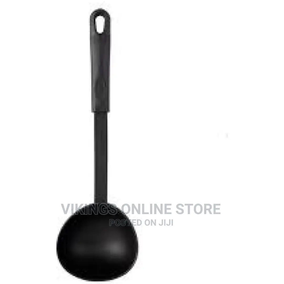 Nylon Cooking Utensils, 6 PCS – Black