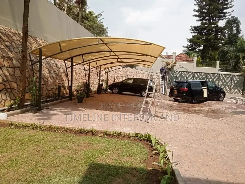 Residential Car Shades Construction.
