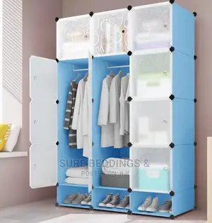 3 Columns Plastic Wardrobe