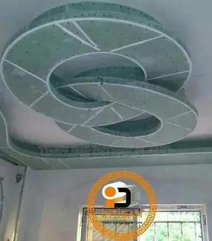 Gypsum Ceiling Circular Board Work.