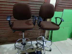 Office Counter Chairs, 2 Pieces