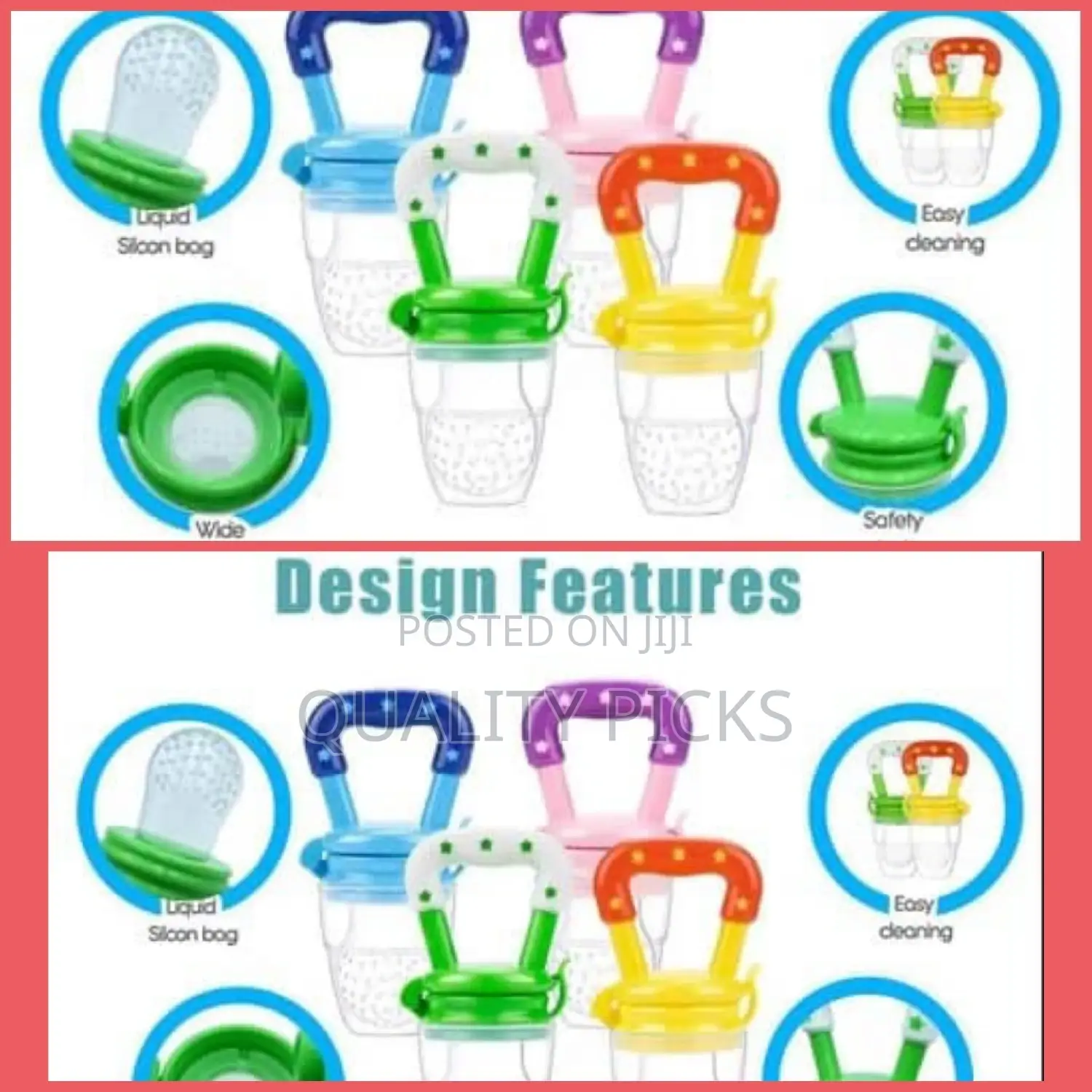 Pacifier Fresh Fruit Food Baby Feeder