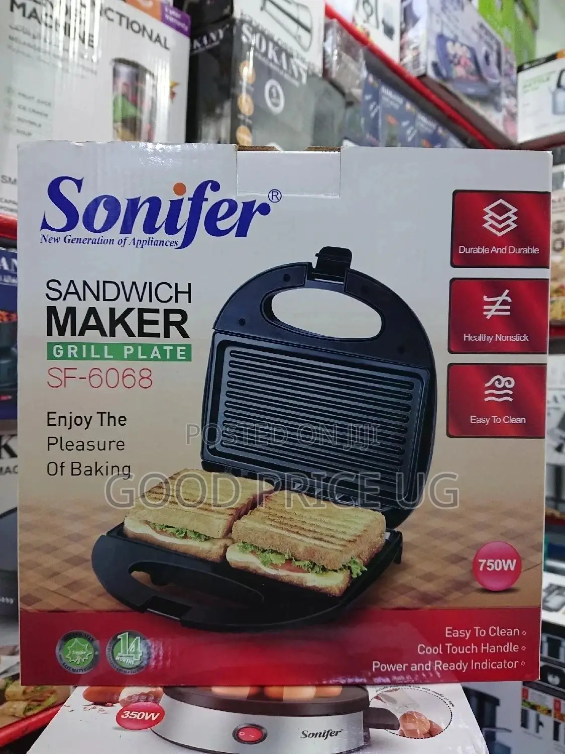 6068 Sonifer Grill Sandwich Maker.