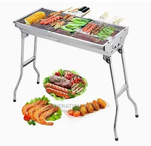 Portable Stainless Steel Grill - Outdoor Camping BBQ Grill