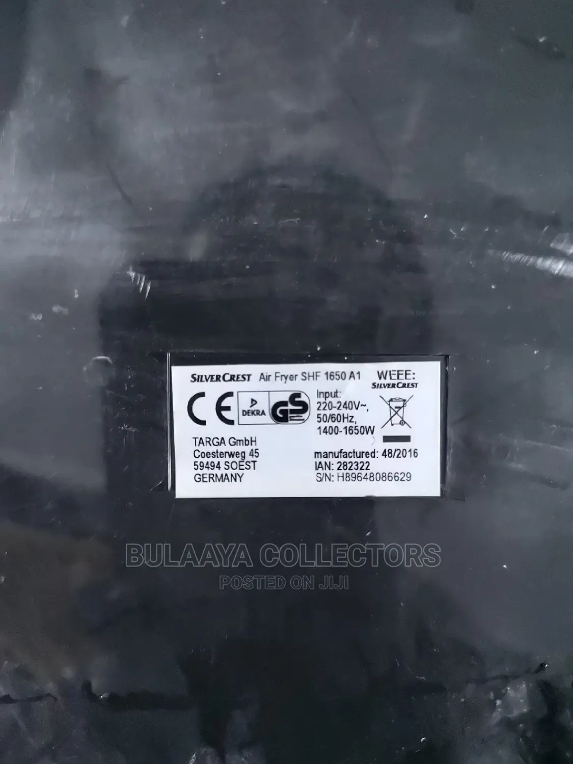 Silver Crest Germany Air Fryer- UK Used