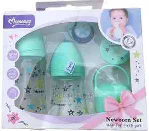 Momeasy New Born Feeding Bottle Set