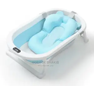 New Baby Foldable Bath Tubs With a Thermometer