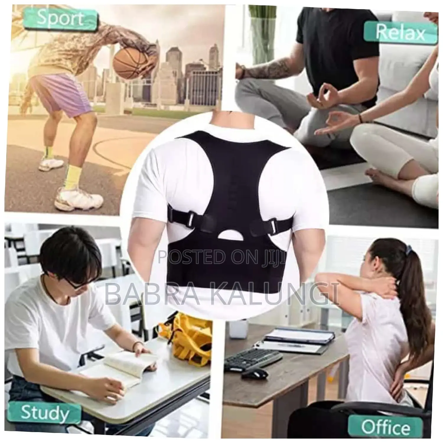 Adjustable Back Support Belt