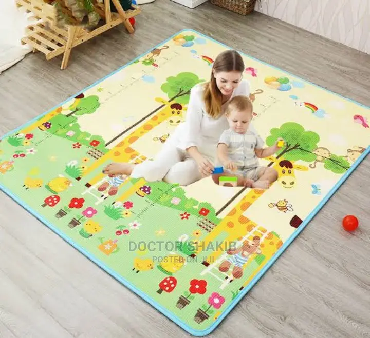 Baby Foldable Waterproof Play Mat 5*6
