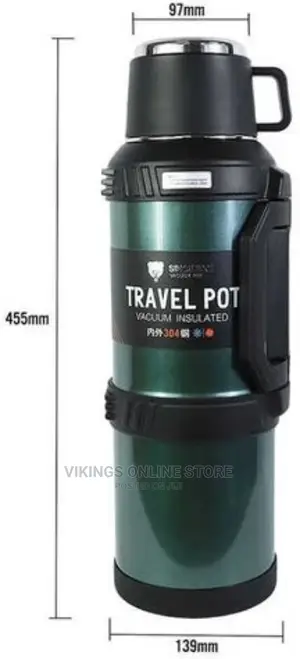 3L Stainless Steel Thermos Bottle Water Vacuum Flask
