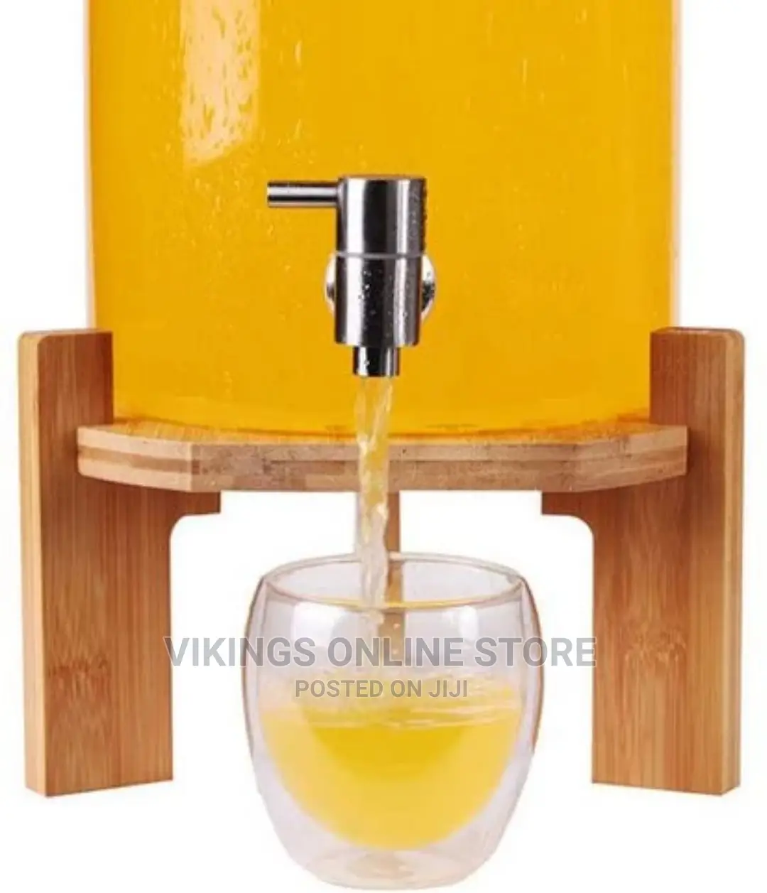 5 L Glass Drinks Dispenser Jar With Tap,