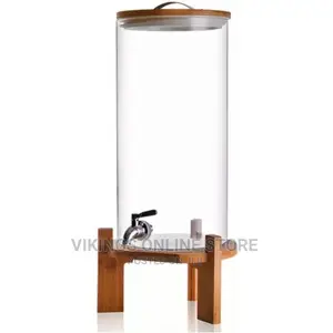 10L Glass Drinks Dispenser Jar With Tap,