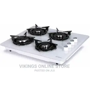 Luxell 4 Burner Glass Gas Cooker Stove Table Top-Built-In,