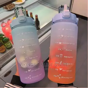 2L Time Marked Fitness Jug Water Bottle