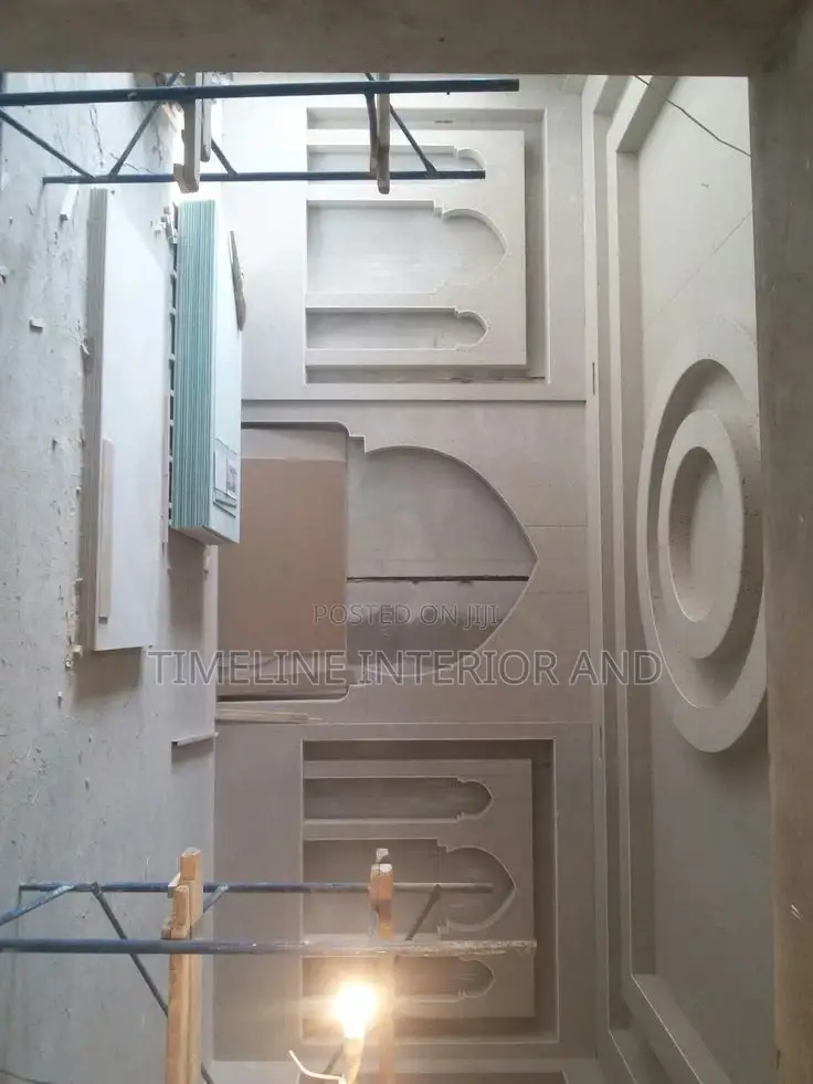 Perfectly Gypsum Ceiling and Wall Installed.