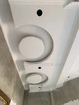 Perfectly Gypsum Ceiling and Wall Installed.