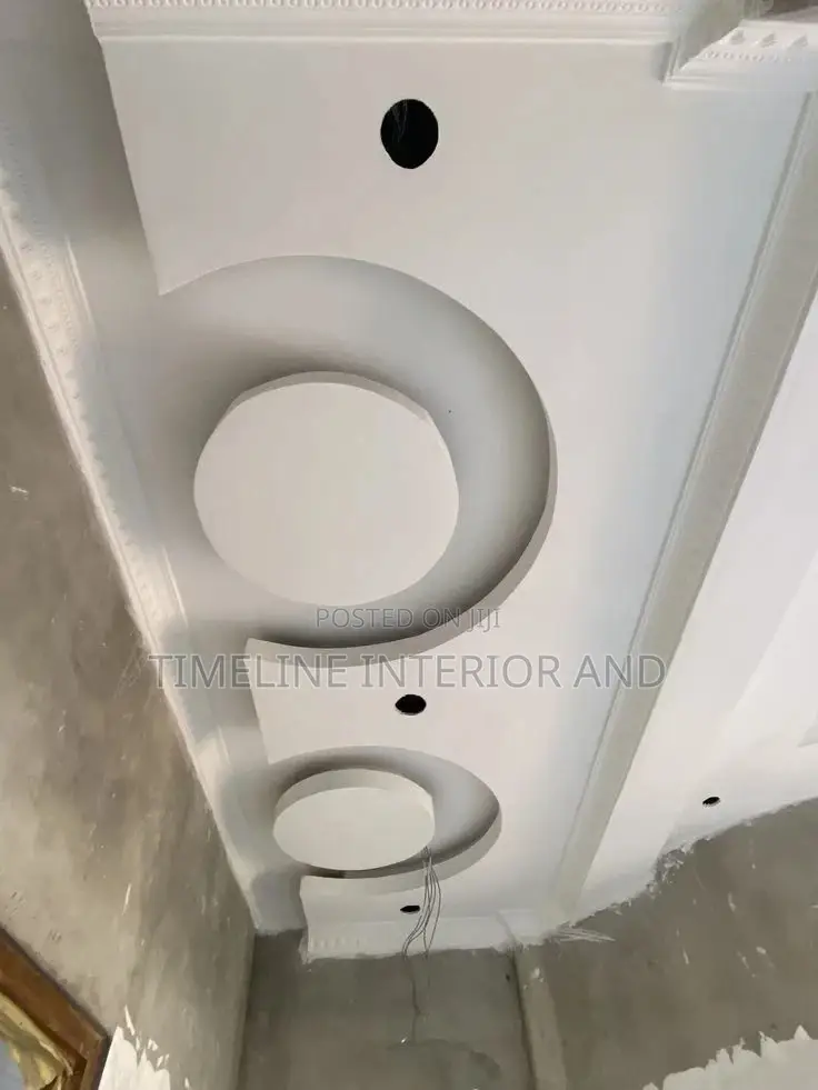 Perfectly Gypsum Ceiling and Wall Installed.