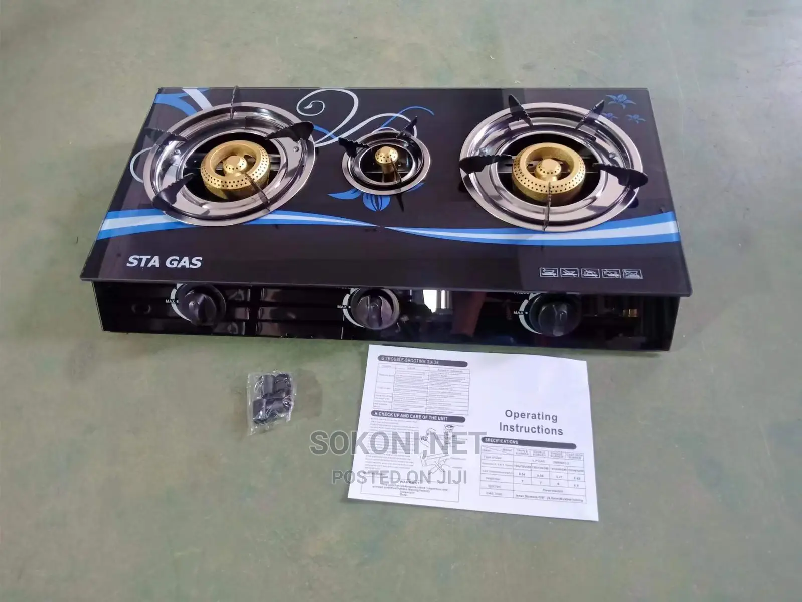 Glass Table Top Gas Stove