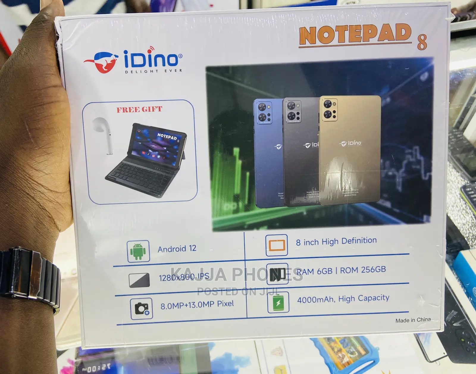 New Idino Note Pad 8 256 GB Black