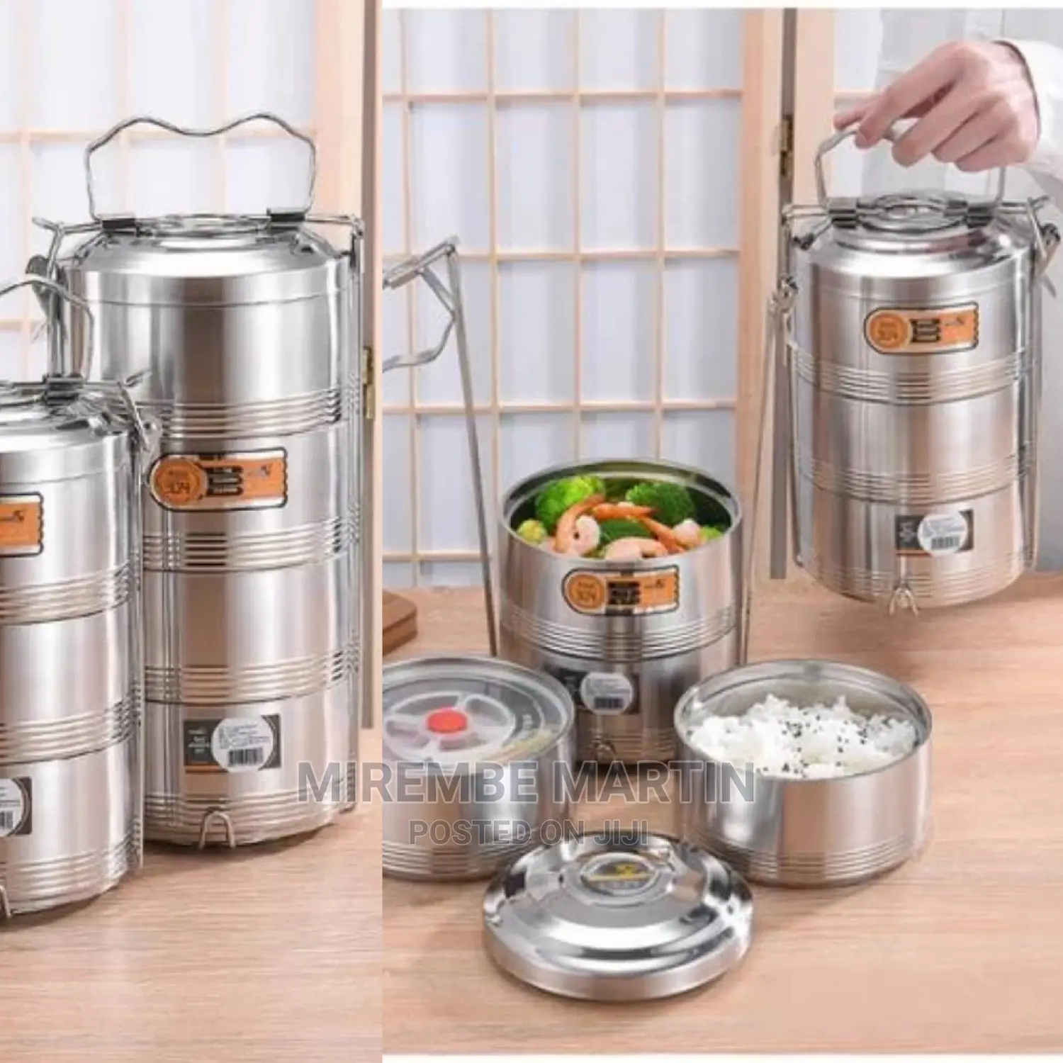 4 in 1 Stainless Steel Lunch Box