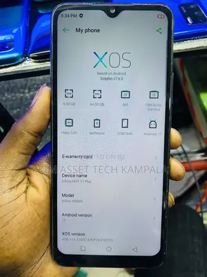 Infinix Hot 11 Play 64 GB Blue