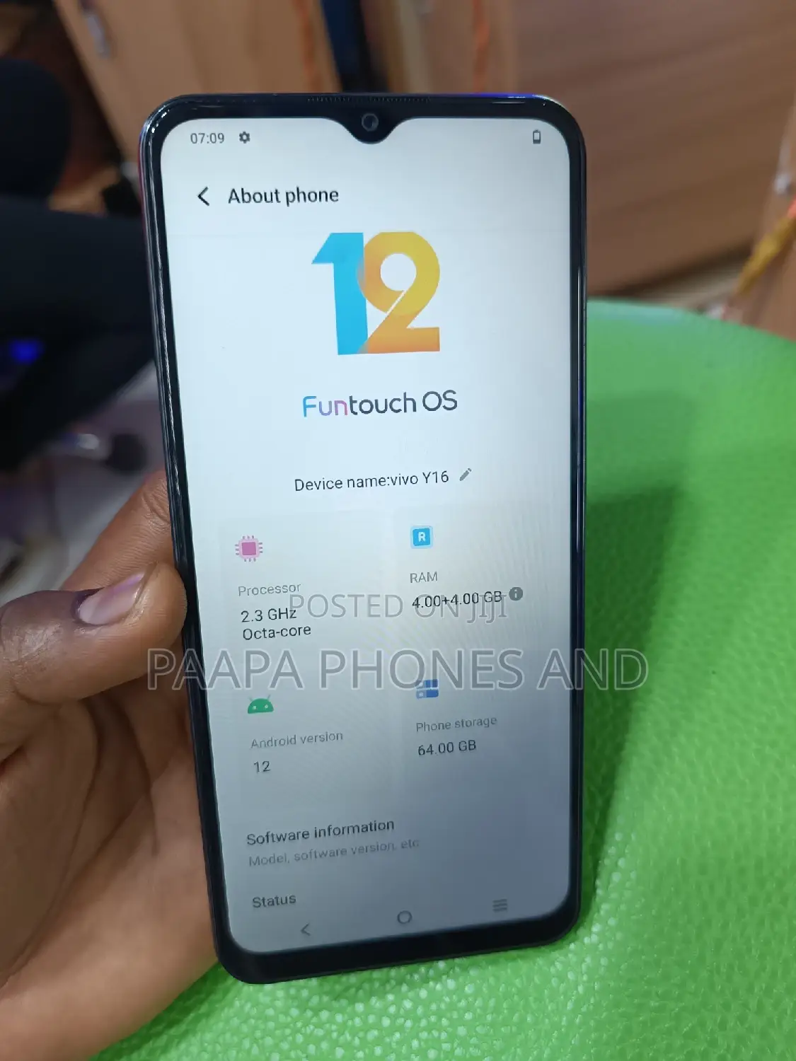 Vivo Y16 64 GB Black
