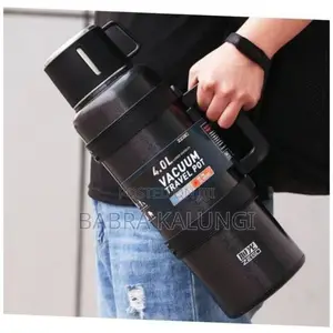 Black Travel Vacuum Bottle