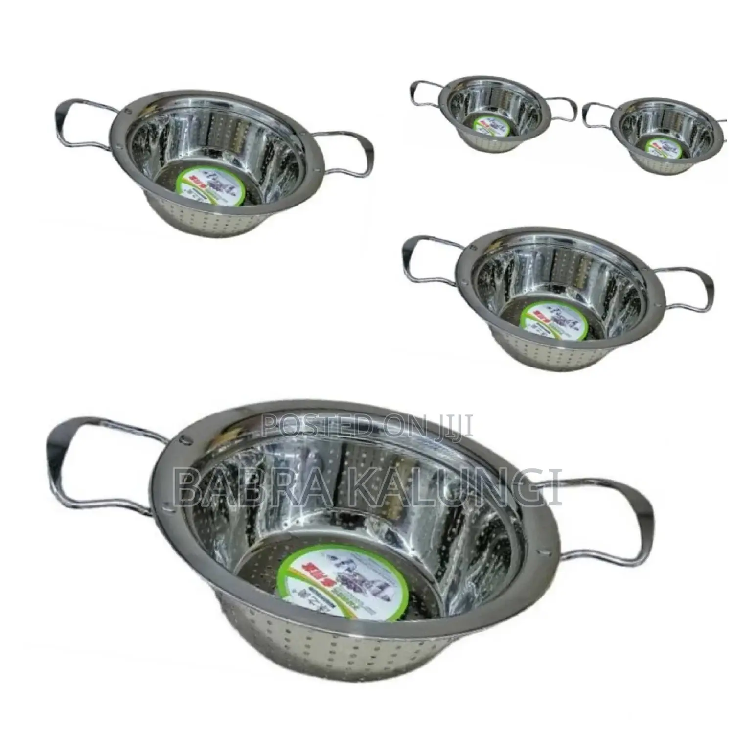 30cm Stainless Steel Rice, Vegetable Strainer Colander