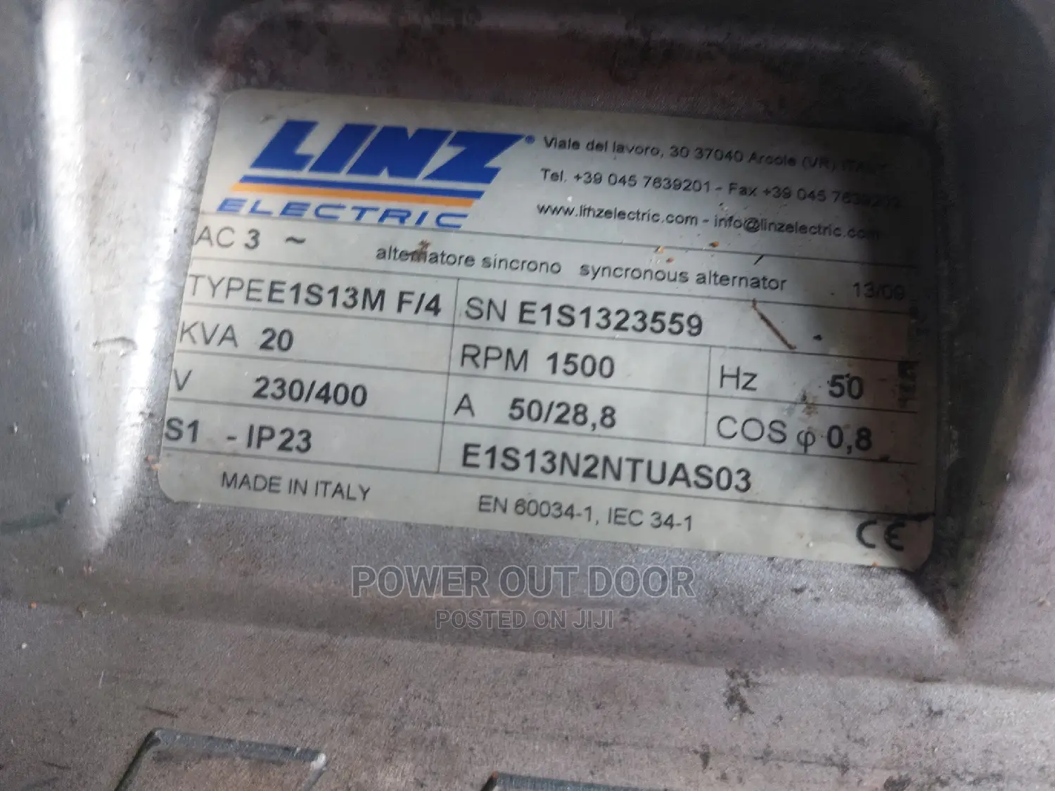 20 Kva Perkins Generator UK Used Silent
