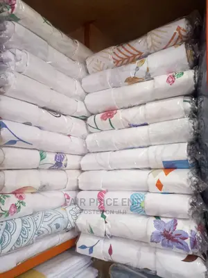Pure Cotton Bedsheets.6x6.( White)