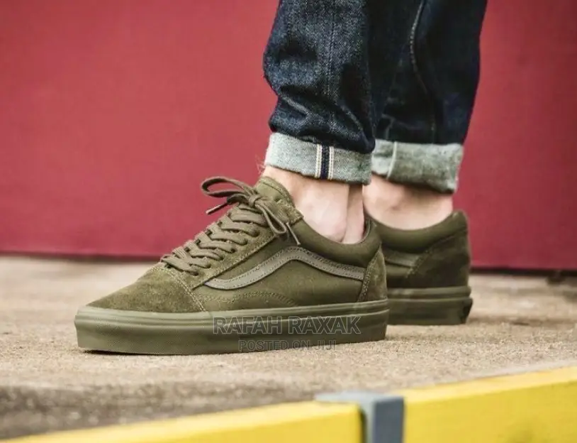 Original Green Classy Vans Off the Wall