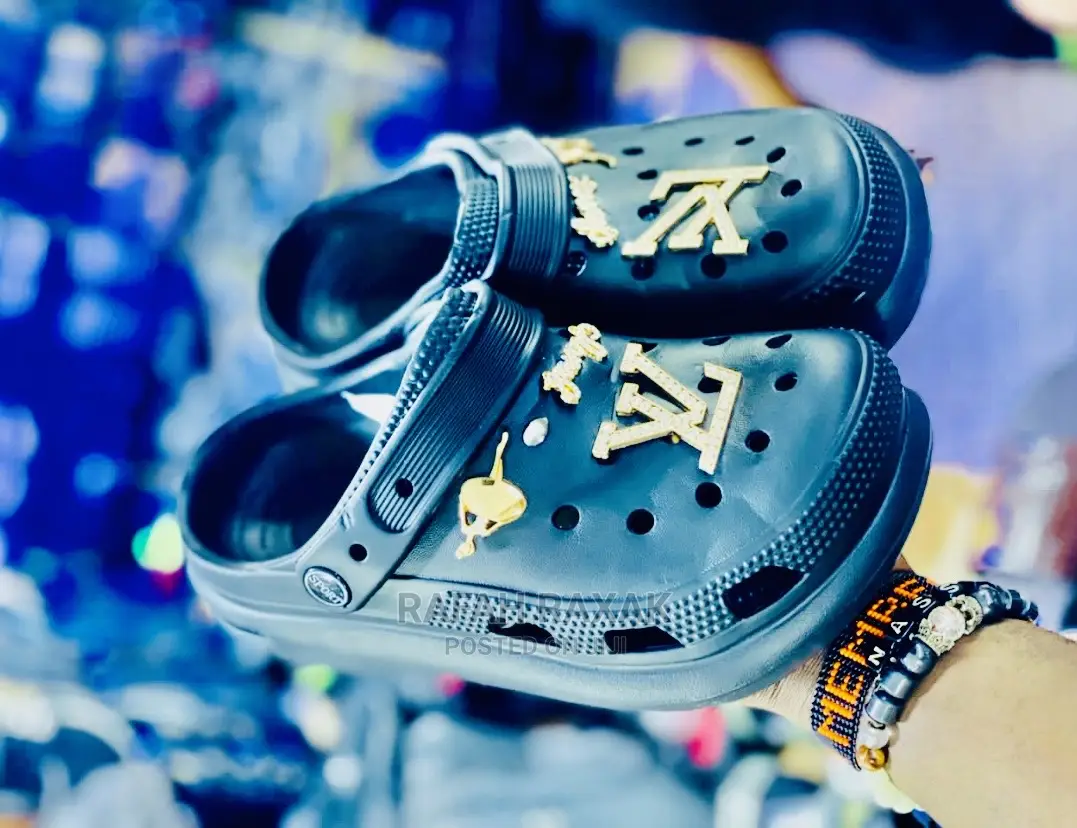 Classic Ladies Louis Vuitton Rubber Crocs